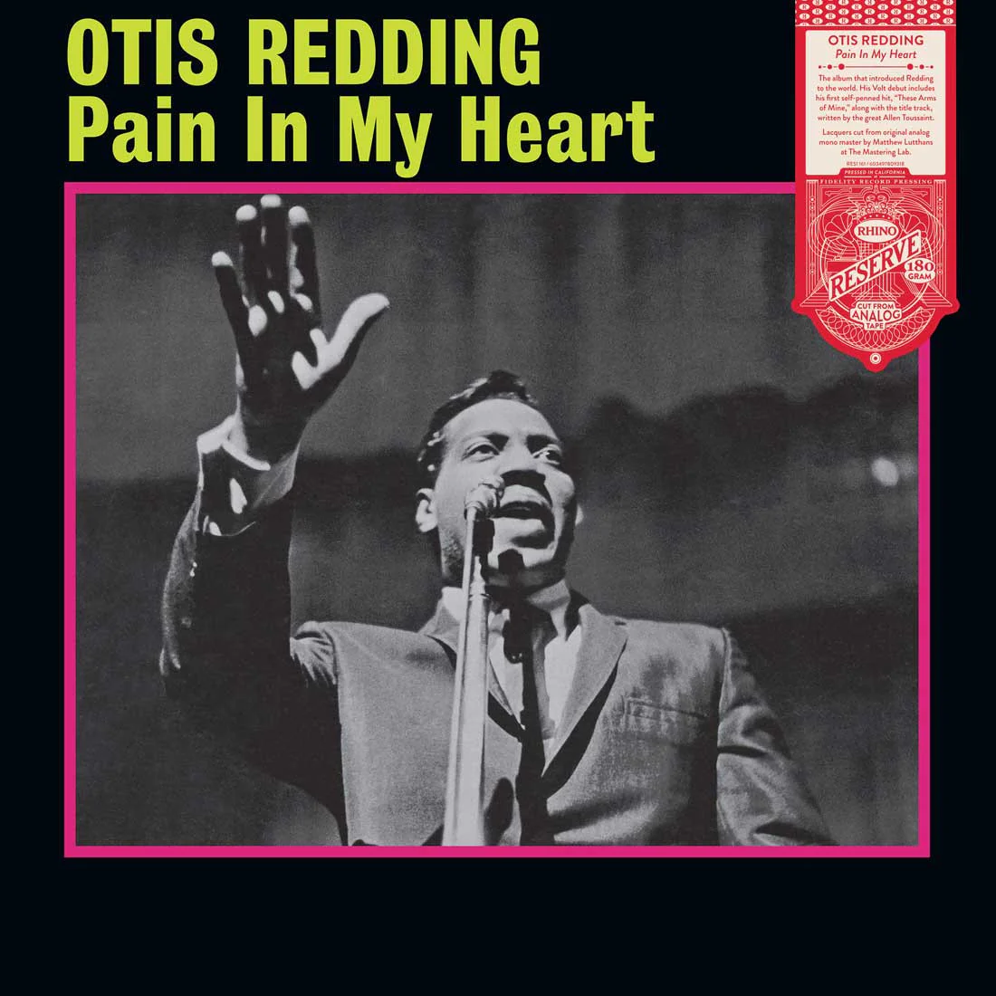 Otis Redding - Pain In My Heart (New Vinyl)