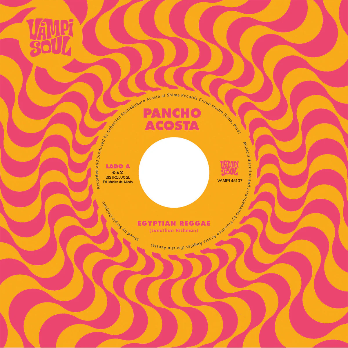 Pancho Acosta - Egyptian Reggae 7" (New Vinyl)