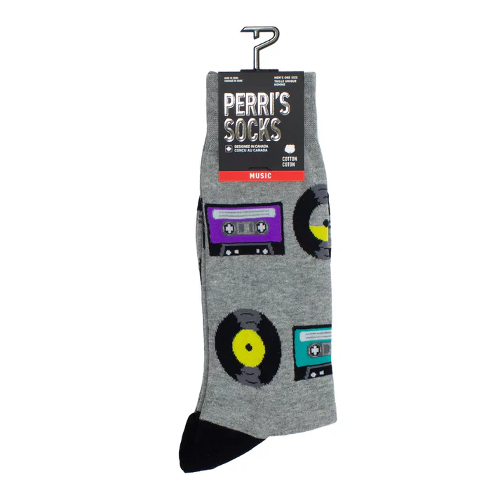 Perri Socks - Vinyl & Cassette Crew Socks