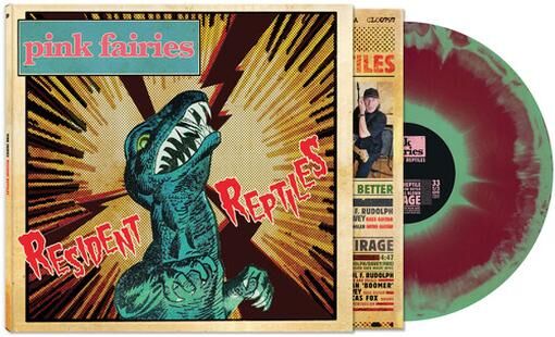 Pink Fairies - Resident Reptiles (Limited Edition Red/Green Haze Vinyl) (New Vinyl) - Image 2