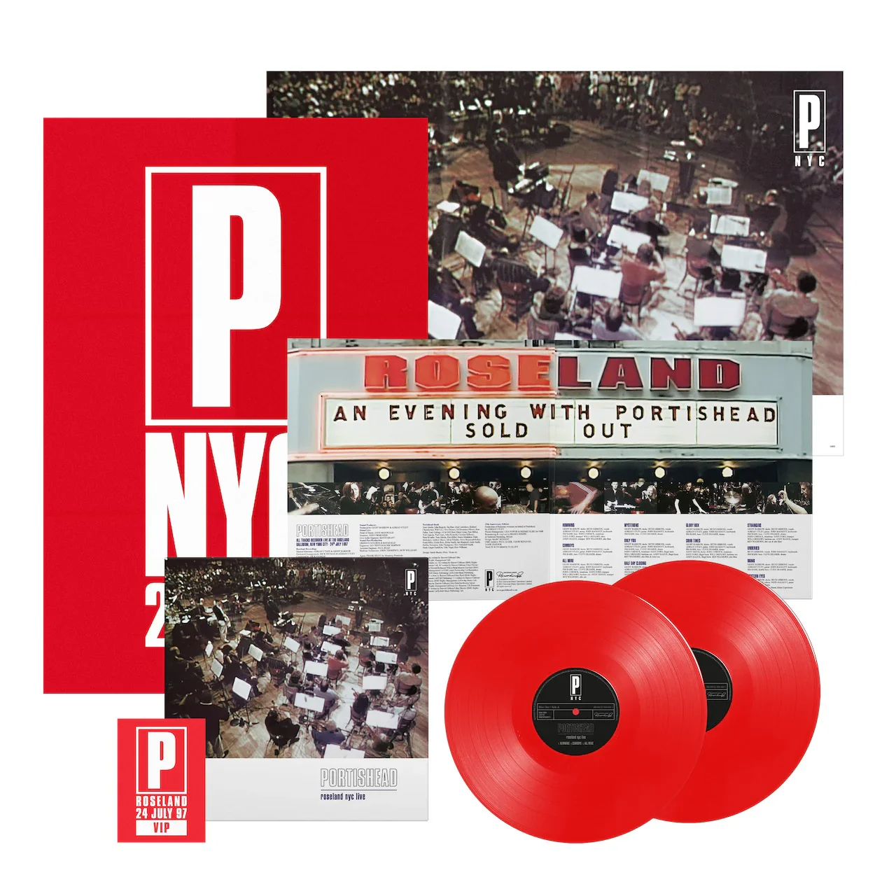 Portishead - Roseland NYC Live (25th Anniversary Ed.) (2LP Red Vinyl) (New Vinyl) - Image 2