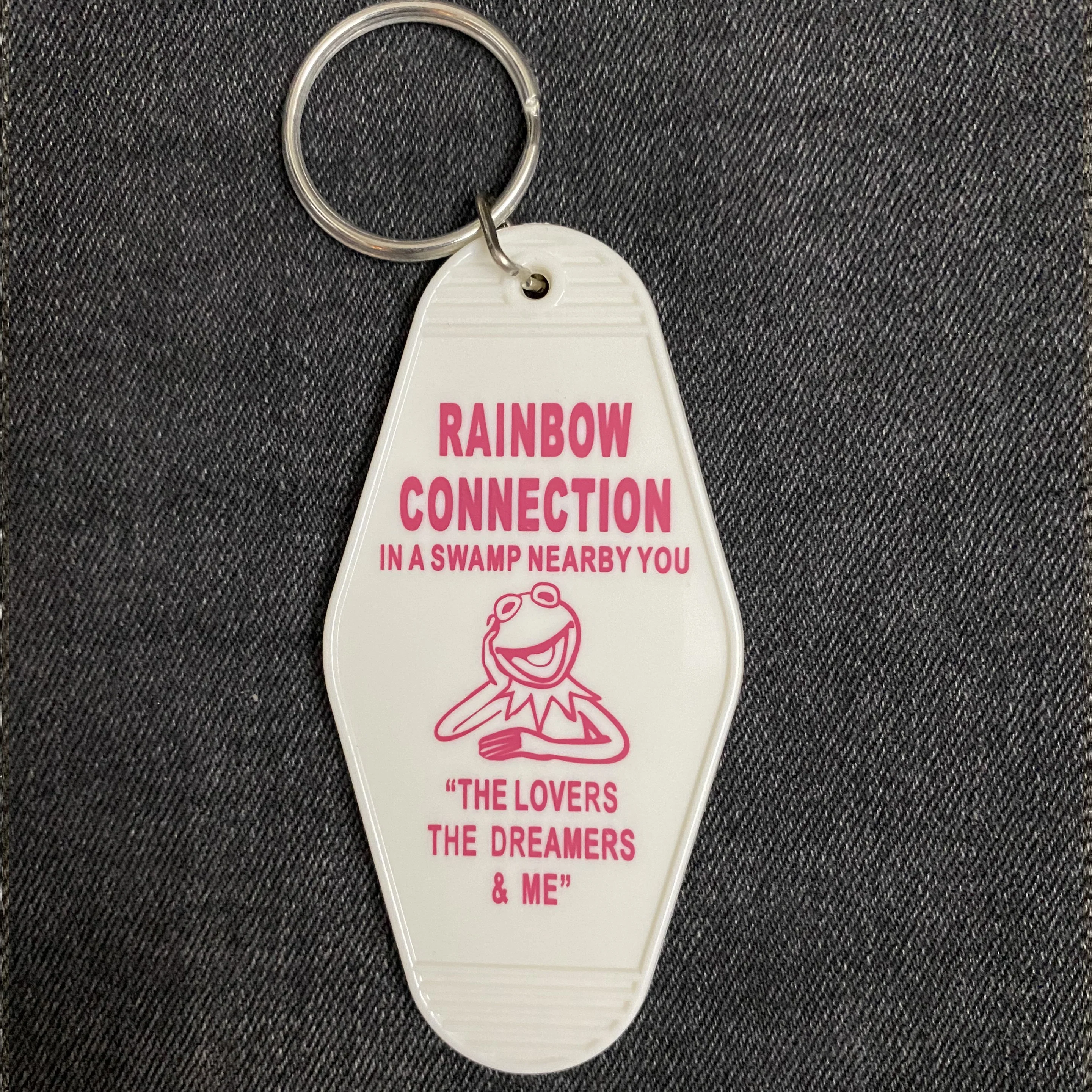 Rainbow Connection - Kermit - The Muppets - Motel Key Chain Tag - 97