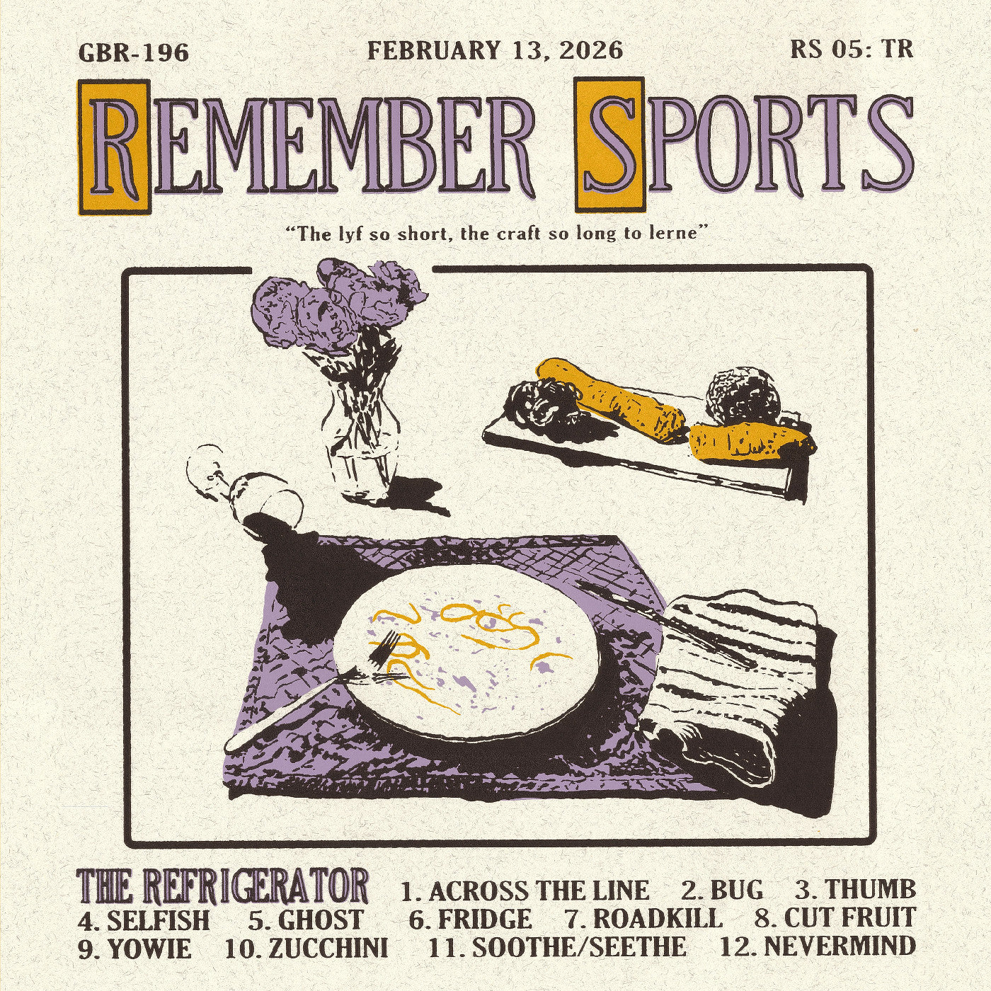 Remember Sports - The Refrigerator (Custard Opaque Vinyl) (New Vinyl)