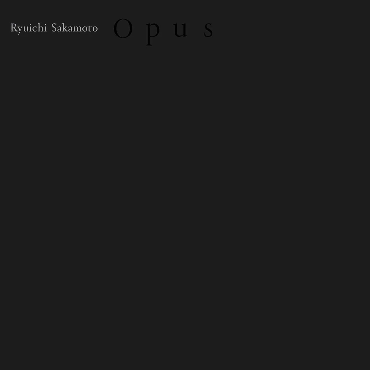 Ryuichi Sakamoto - Opus (4LP Boxset) (New Vinyl)