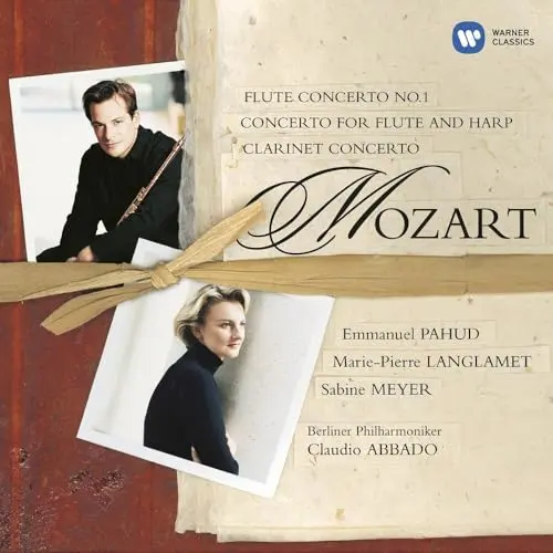Sabine Meyer/Emmanuel Pahud/Berliner Philharmoniker/Claudio Abbado - Mozart: Concerto for Flute and Harp, Clarinet Concerto (New Vinyl)