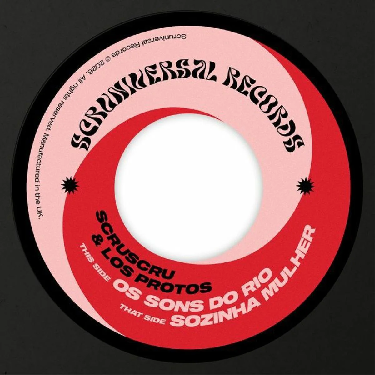 Scruscru & Los Protos - Os Sons Do Rio / Sozinha Mulher (7") (New Vinyl)