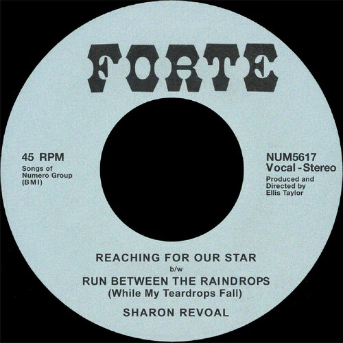 Sharon Revoal - Reaching For Our Star/Run Between The Raindrops (7") (Black Vinyl) (New Vinyl)