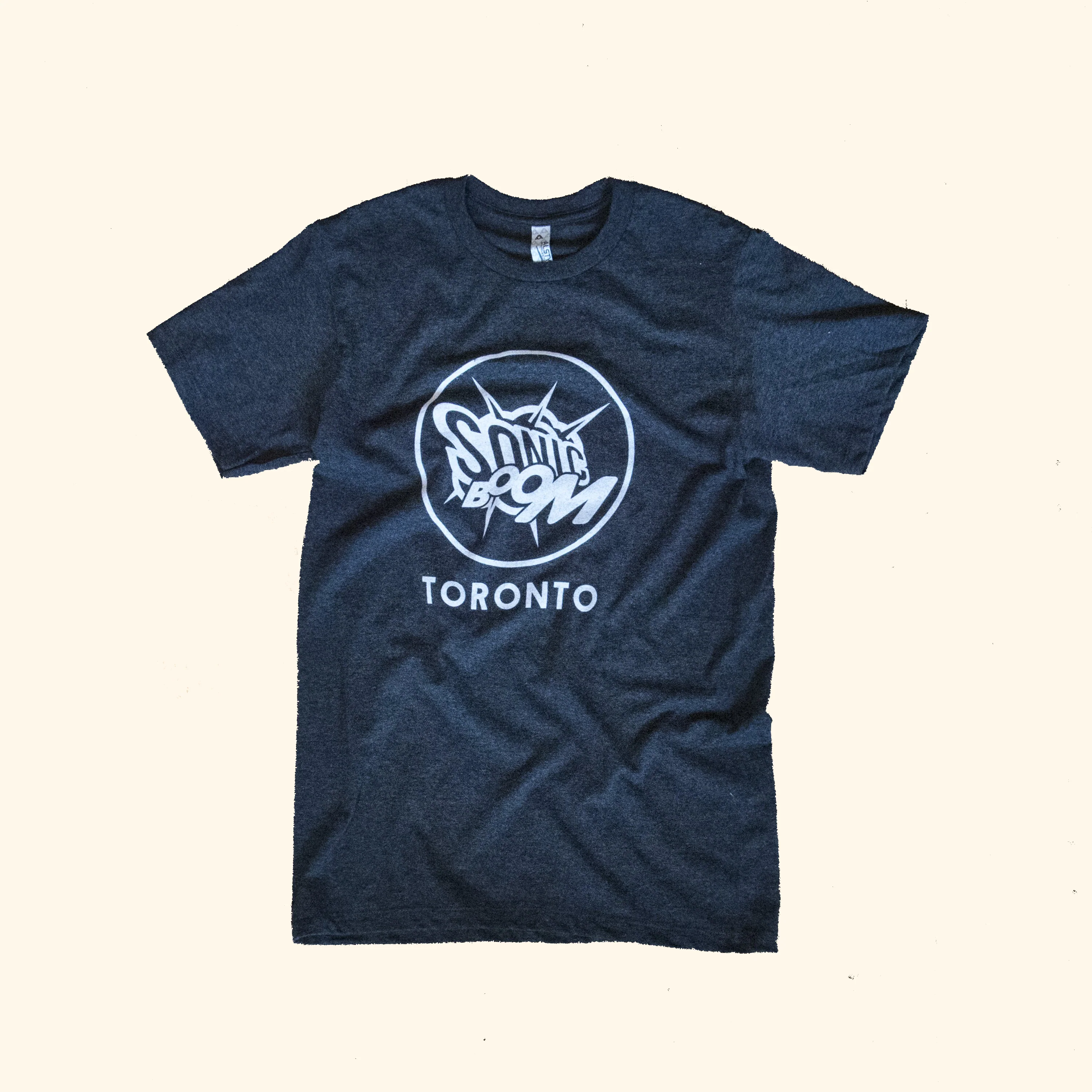 Dark Grey - Sonic Boom T-Shirt (With White Logo)