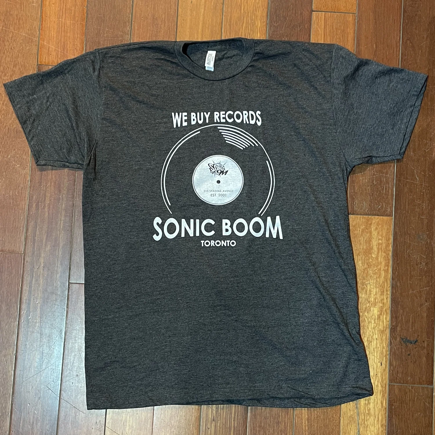 Sonic Boom T-Shirt - We Buy Records - Logo ('22) - Image 3