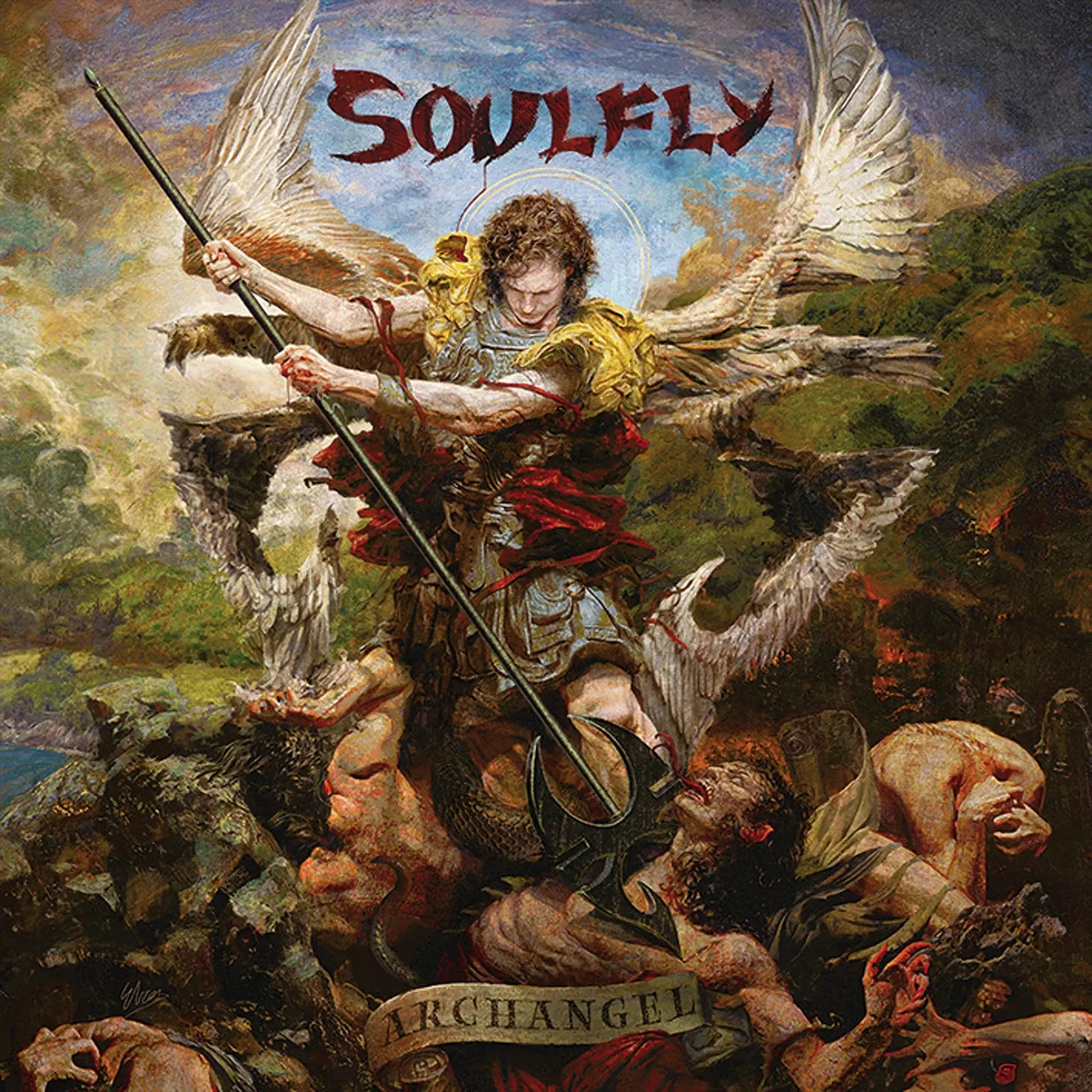 Soulfly - Archangel (10th Anniversary Edition Natural Green/Orange/Brown Splatter Vinyl) (New Vinyl)