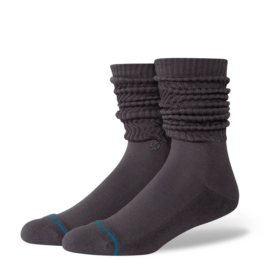 STANCE - Icon Slouch Crew Socks - Charcoal