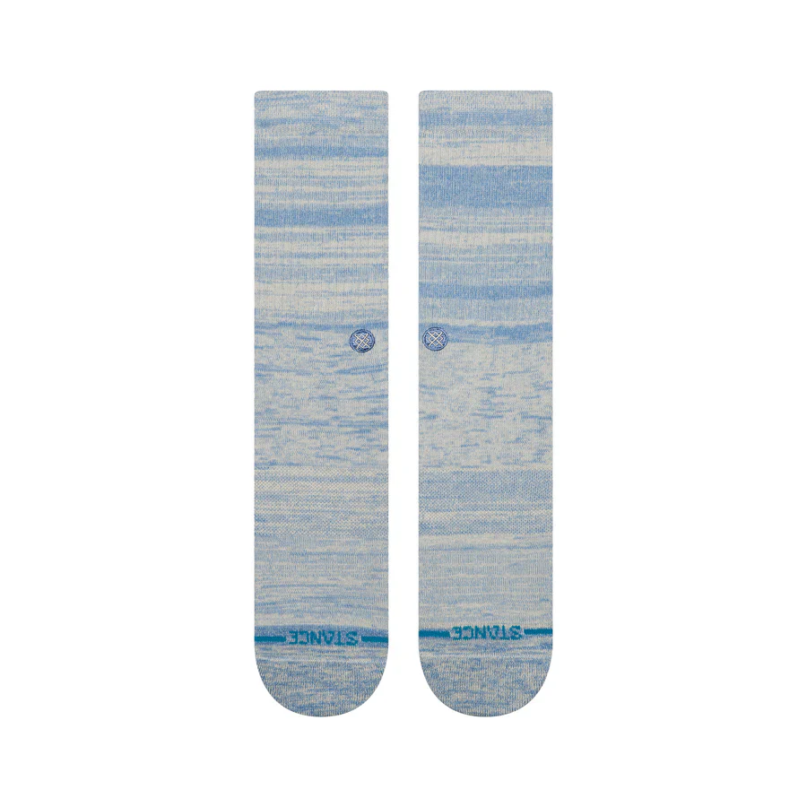 STANCE - Marled Crew Socks - Grey/Blue - Image 2