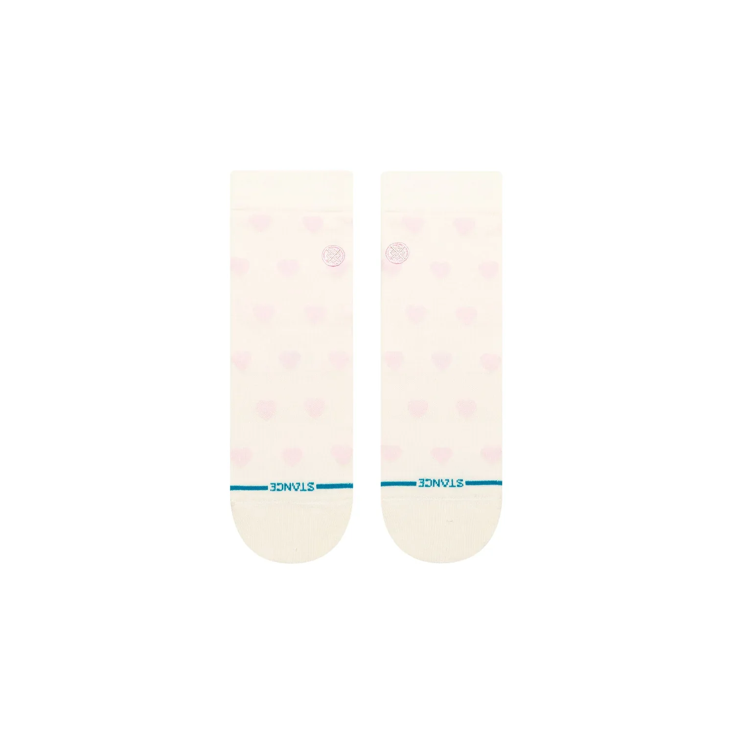 STANCE - Women's Hearts Lowrider Socks - Ivory - Image 2