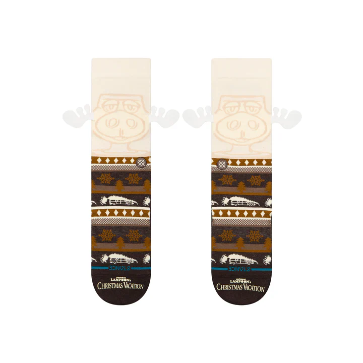 STANCE x National Lampoon's Christmas Vacation "Have Some Eggnog" Crew Socks - Image 2