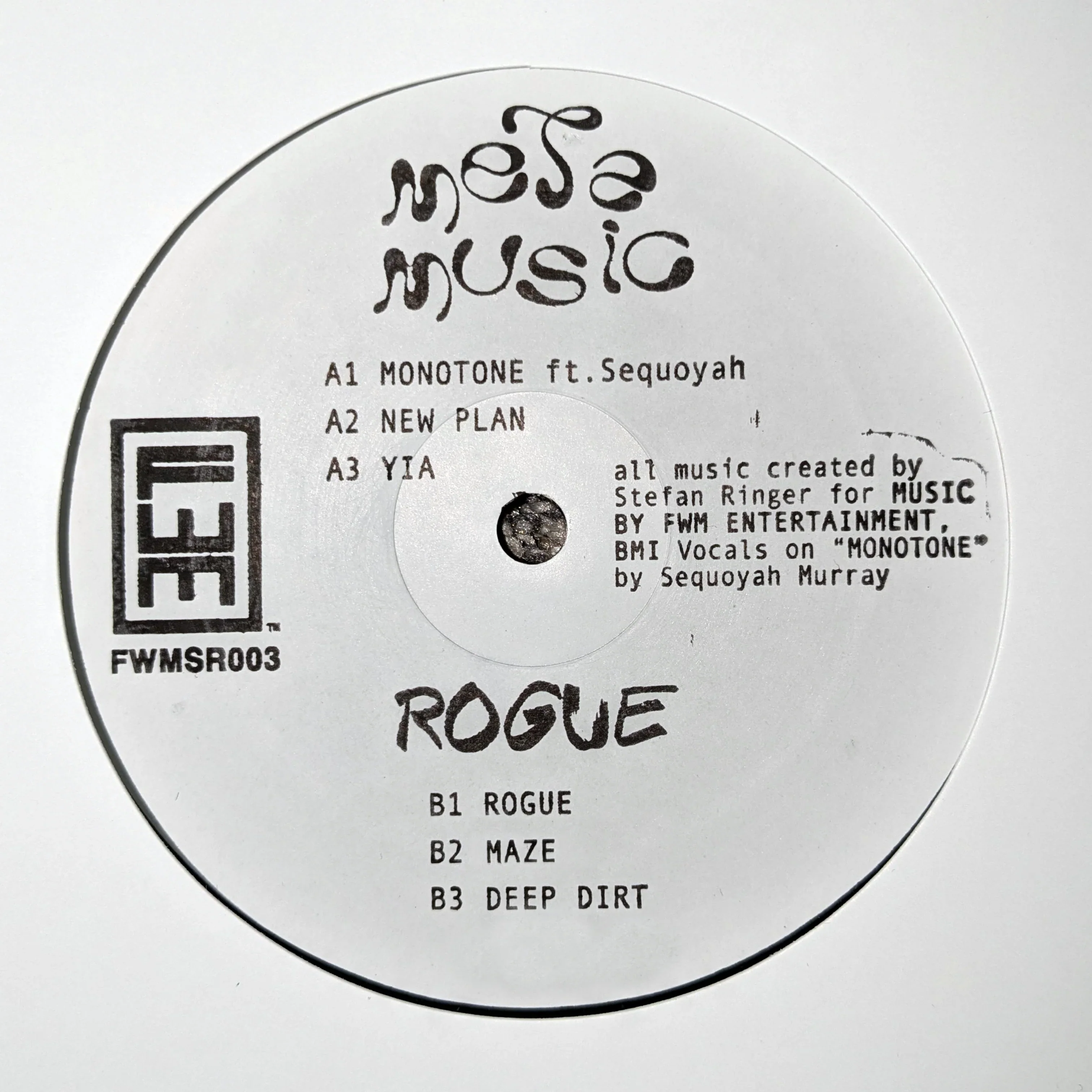 Stefan Ringer - Meta Music x Rogue EP (12") (New Vinyl)