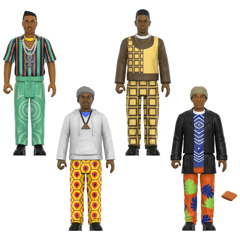 SUPER7 - A Tribe Called Quest - People's Instinctive Travels And The Paths Of Rhythm 4 Pack ReAction Figures - Image 2