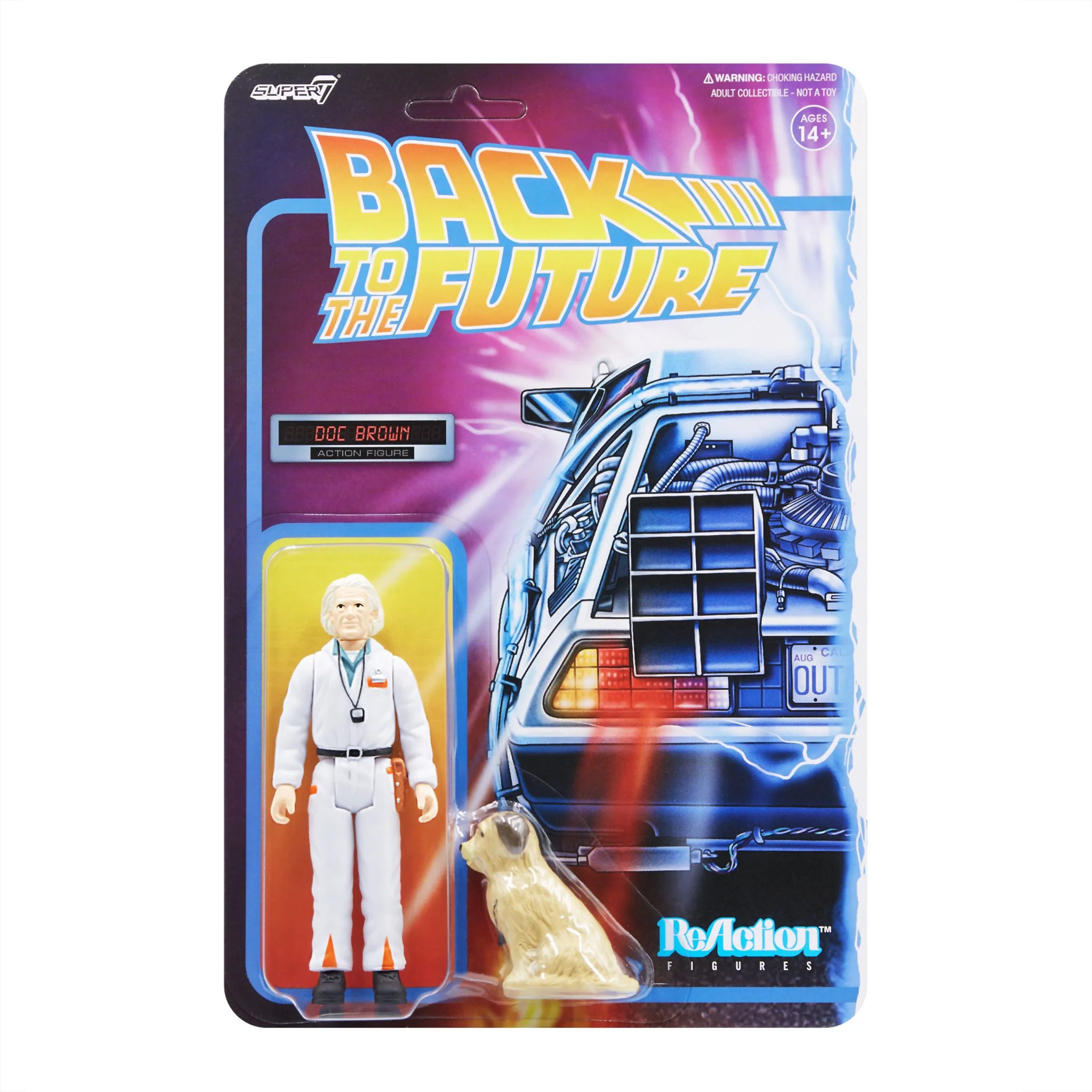SUPER7 - Back to the Future ReAction Figure Wave 2 - Doc Brown