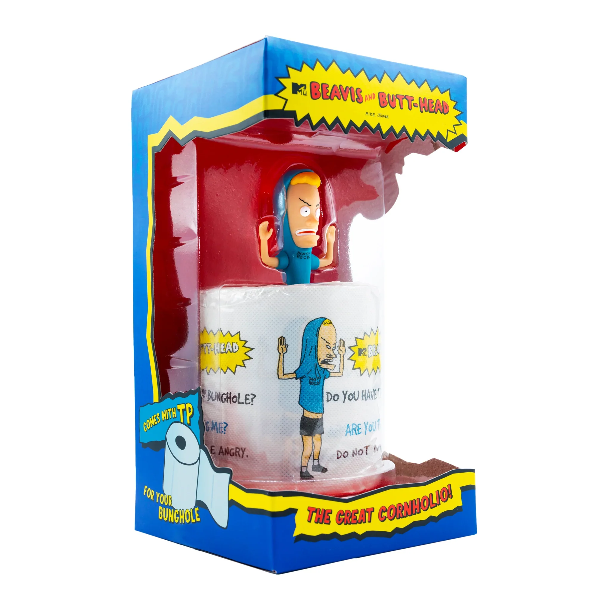 SUPER7 - Beavis and Butt-Head ReAction Figure - Toliet Paper - Beavis "The Great Cornholio!"