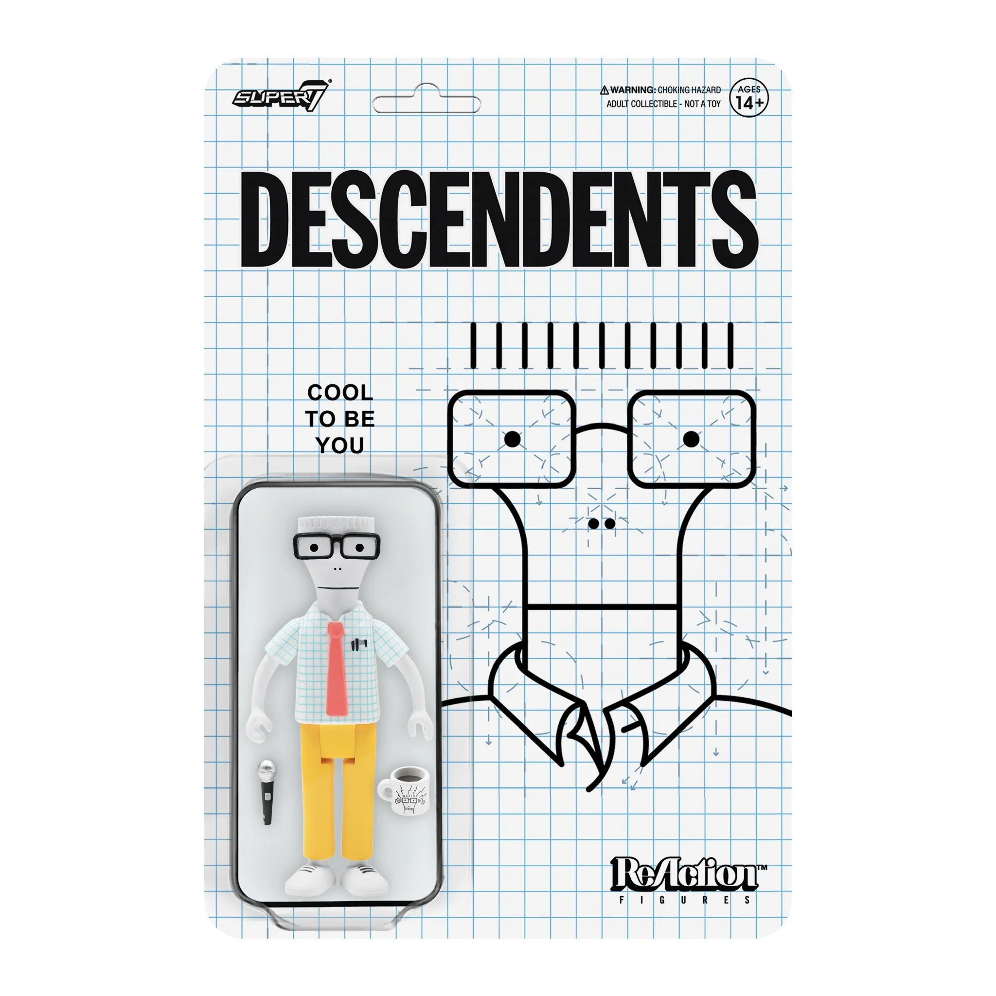 SUPER7 - Descendents ReAction Figure - Milo (Cool to Be You)