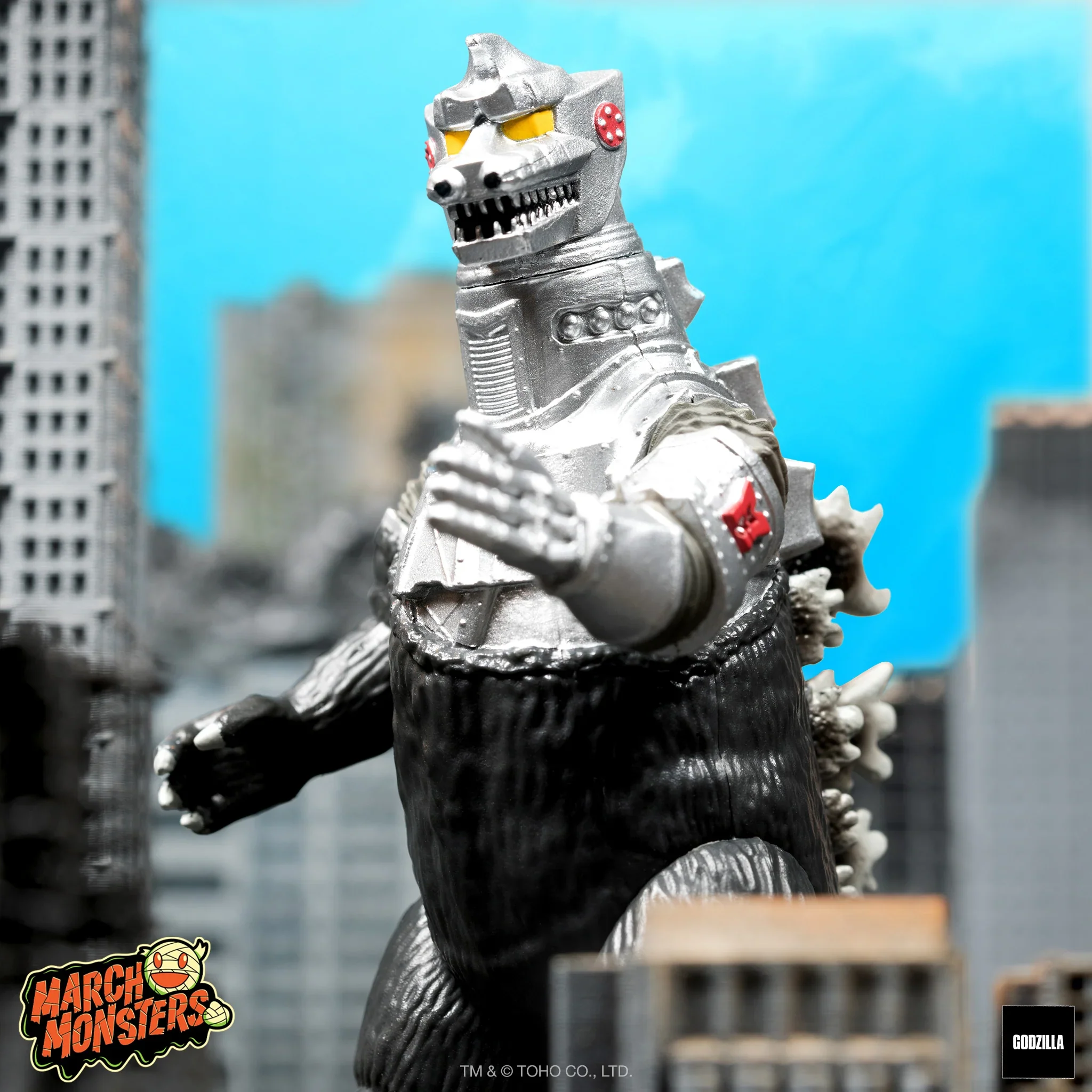 SUPER7 - Godzilla Toho ReAction Figure - Half-Transformed Mechagodzilla - Image 2