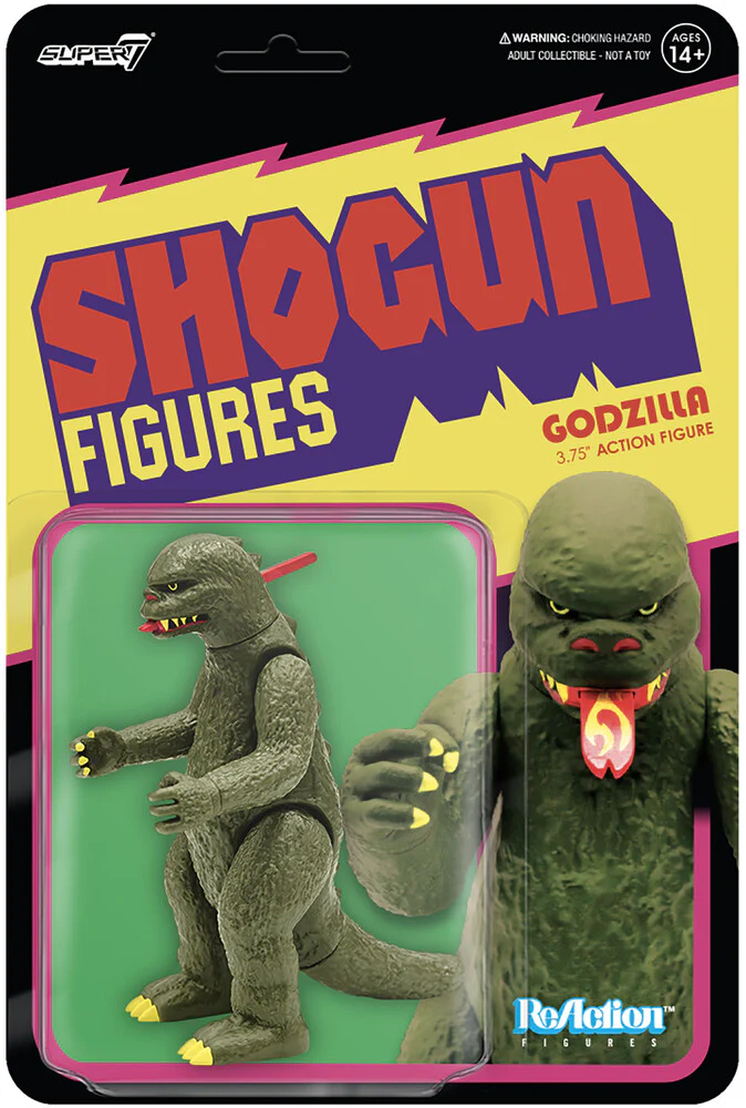 SUPER7 - Godzilla Toho ReAction Figure - Shogun (Dark Green)