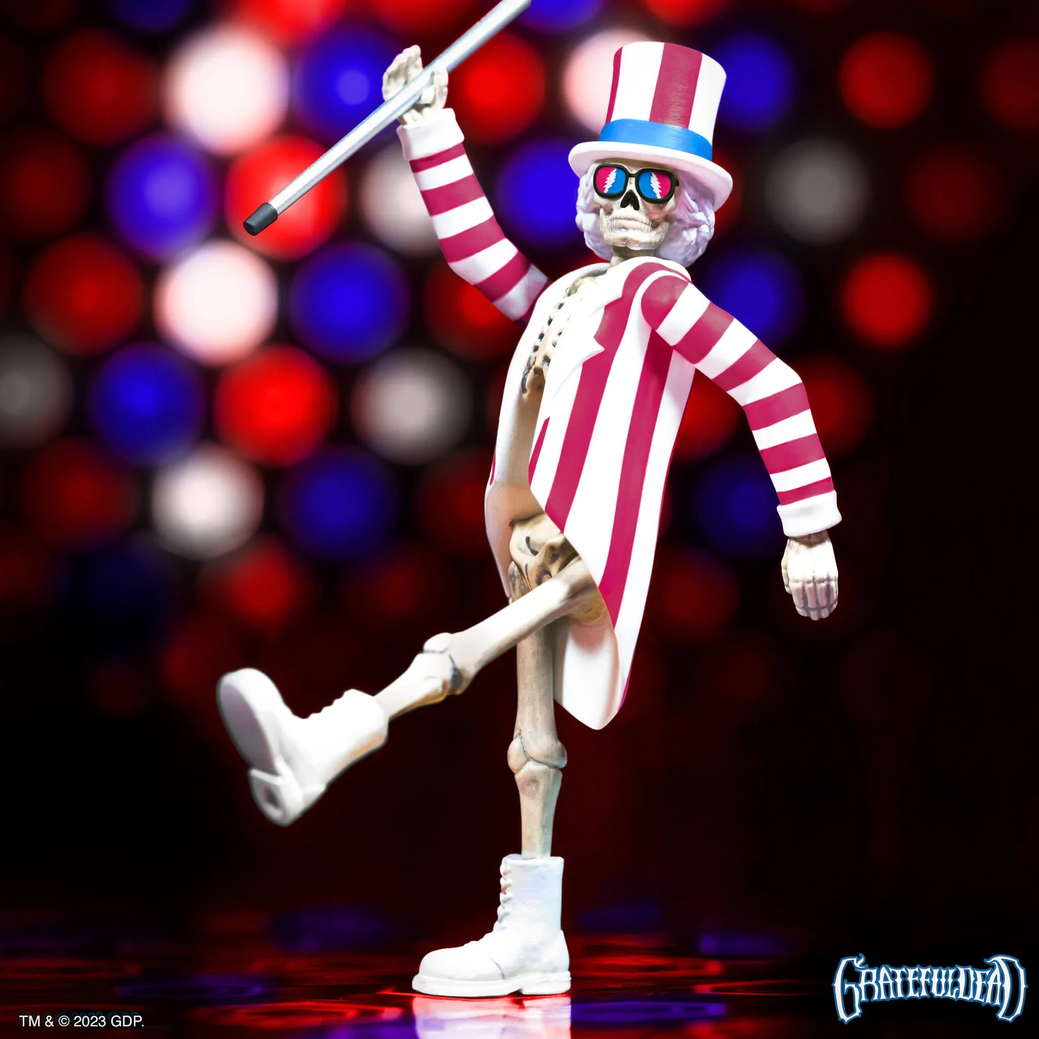 SUPER7 - Grateful Dead ReAction Figure - Uncle Sam - Image 2