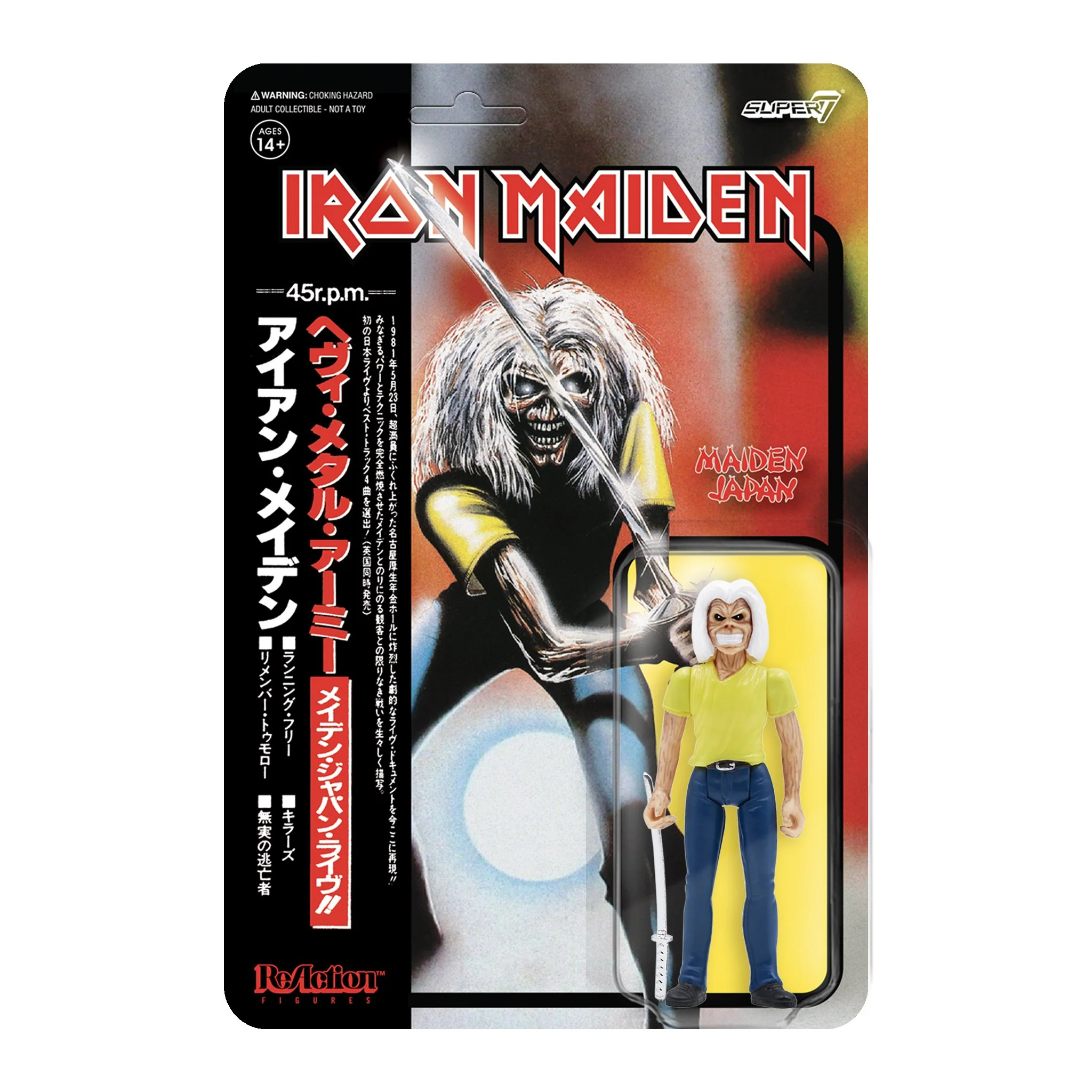 SUPER7 - Iron Maiden ReAction Figure - Maiden Japan