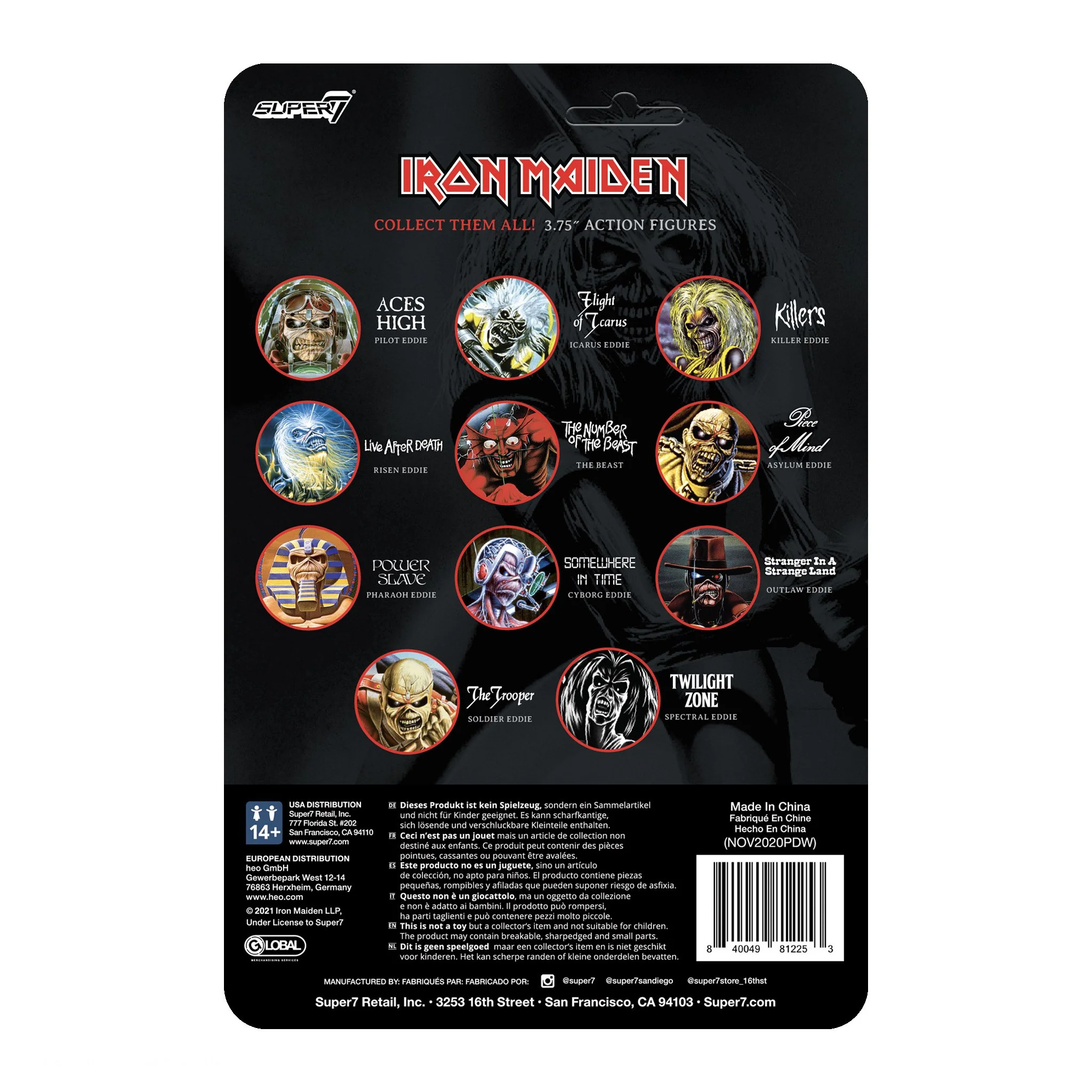 SUPER7 - Iron Maiden ReAction Figure - Maiden Japan - Image 3