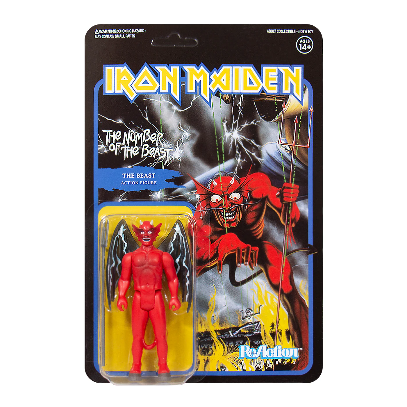 SUPER7 - Iron Maiden ReAction Figure - The Number of the Beast (Album Art)