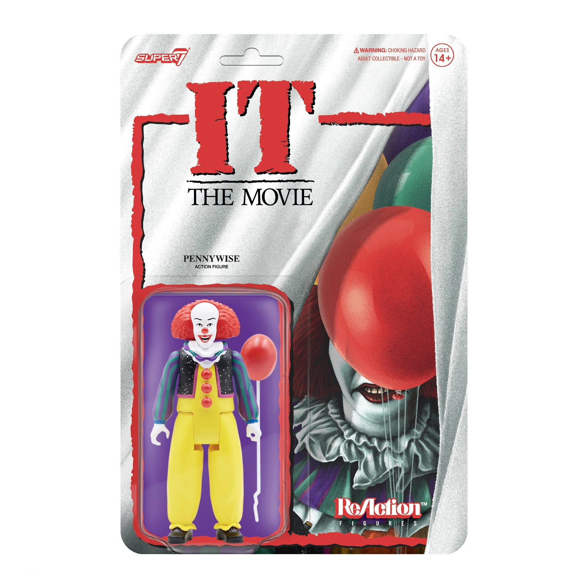 SUPER7 - IT Reaction Figure - Pennywise (Clown)