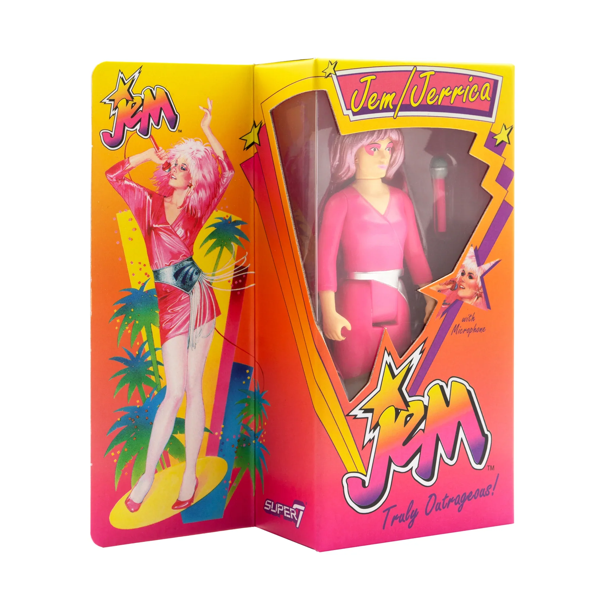 SUPER7 - Jem And The Holograms ReAction W2 - Jem (Neon) (Retrobox)