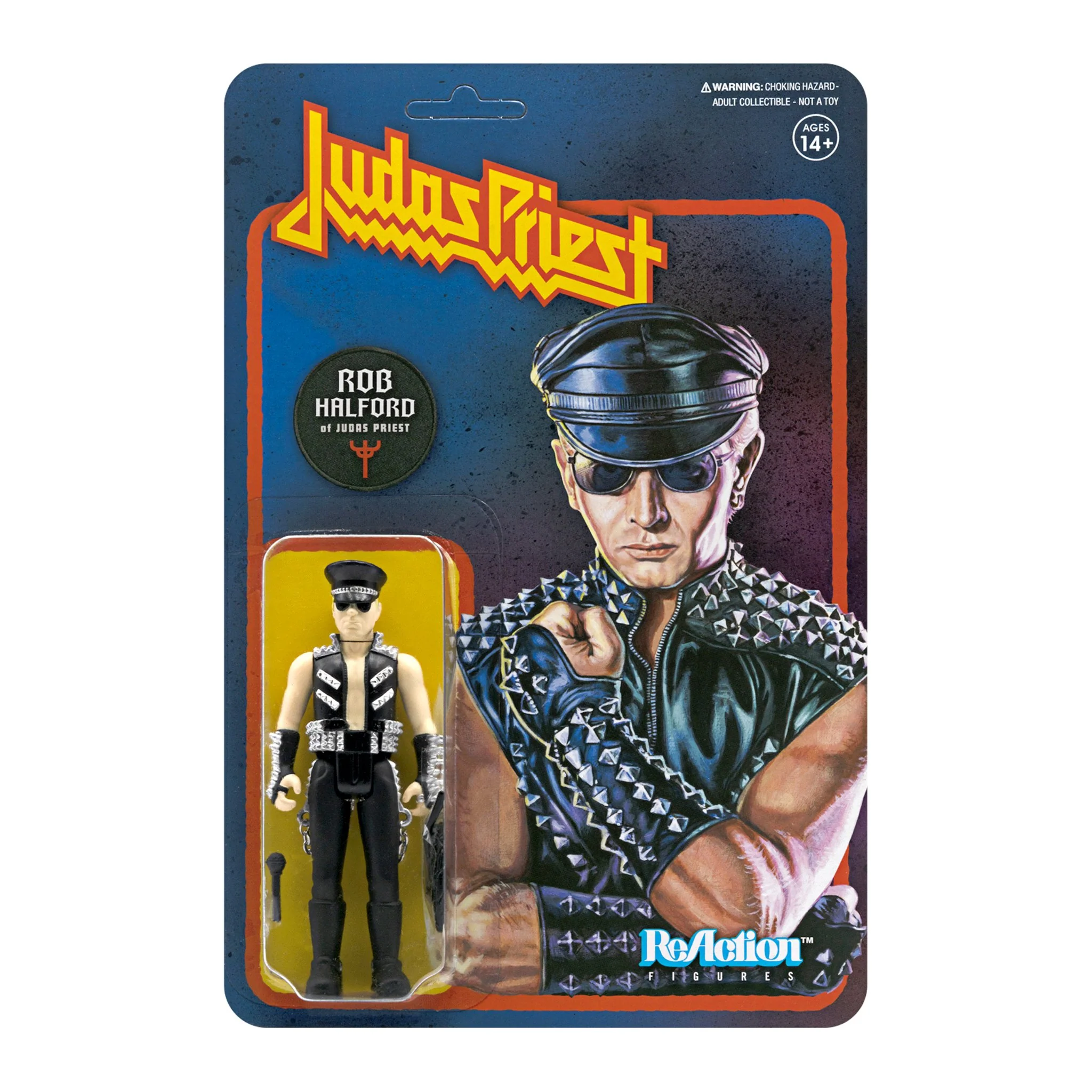 SUPER7 - Judas Priest ReAction Figure - Rob Halford