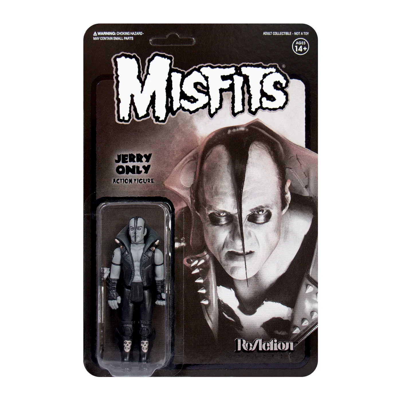 SUPER7 - Misfits ReAction Figure - Jerry Only (Black Series)