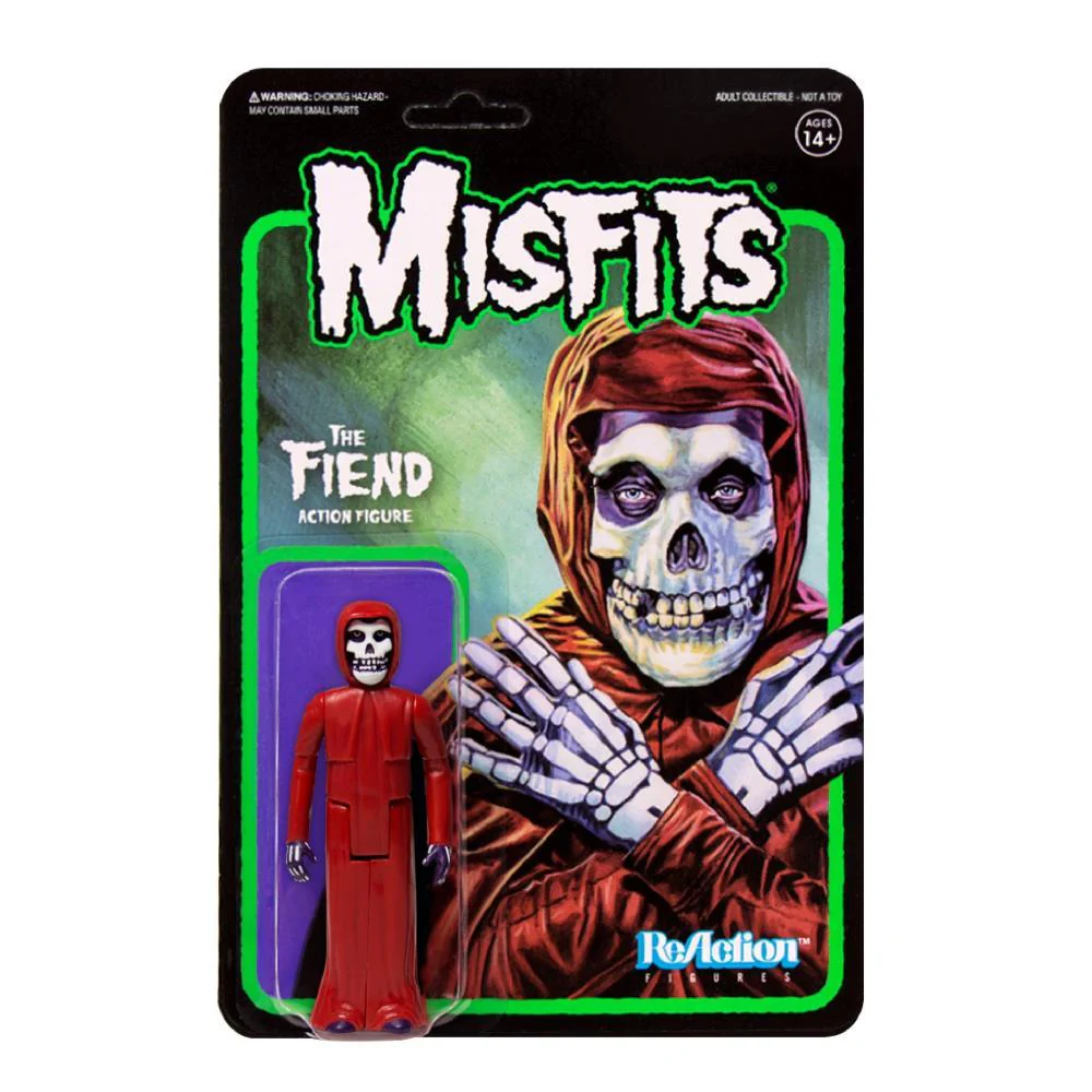 SUPER7 - Misfits ReAction Figure - The Fiend (Crimson Red)