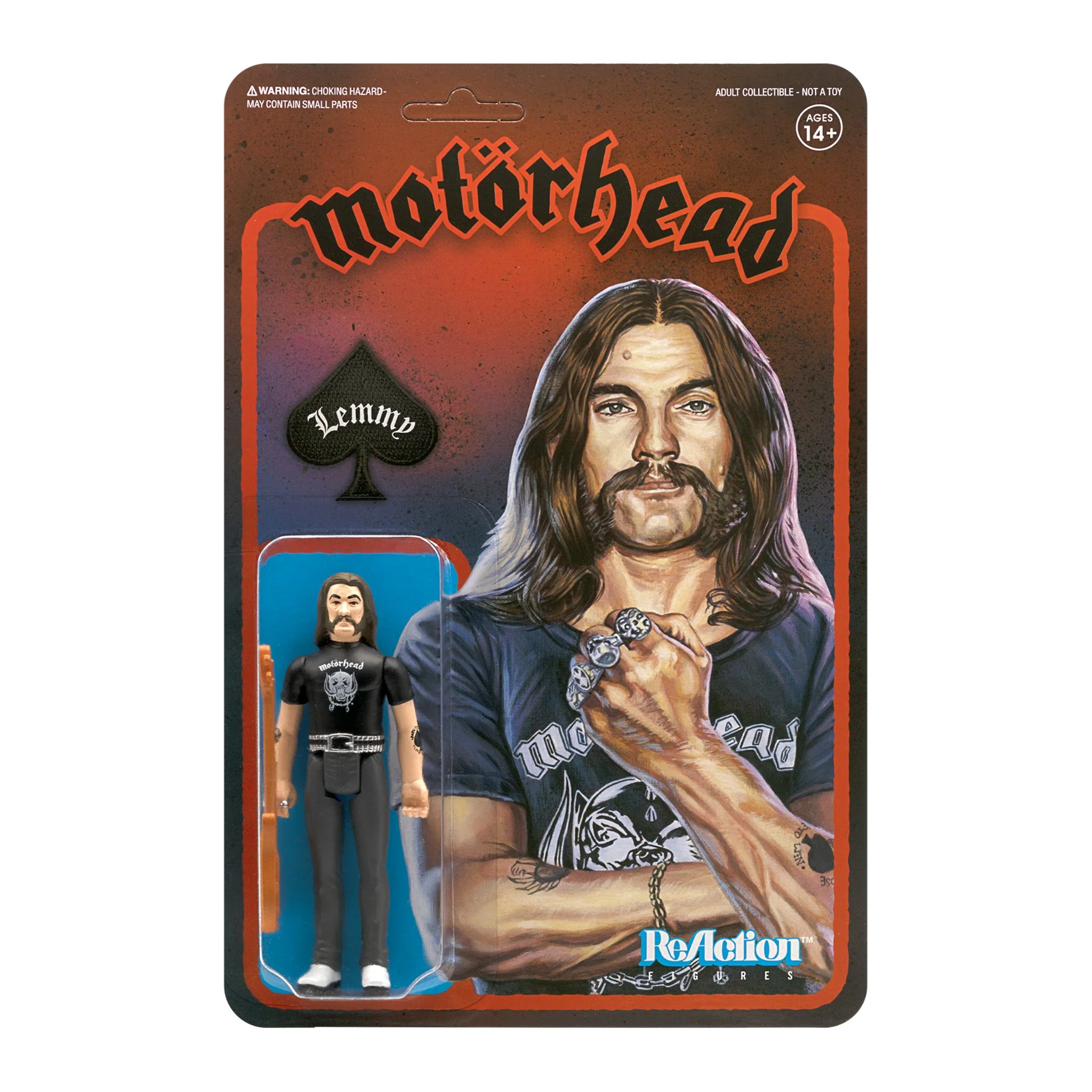 SUPER7 - Motorhead ReAction Figure - Lemmy