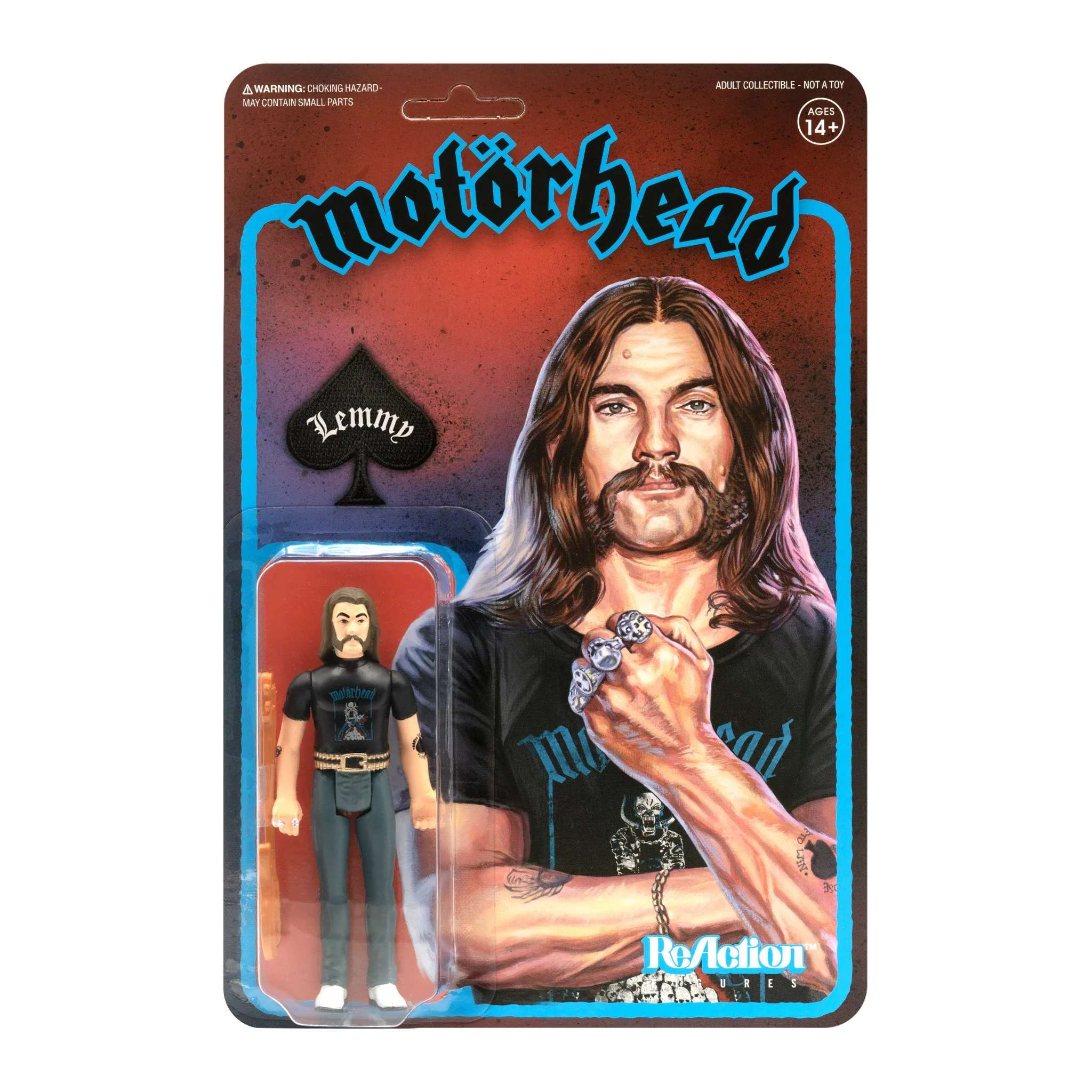 SUPER7 - Motorhead ReAction Figure - Lemmy (Skull Pile Shirt)