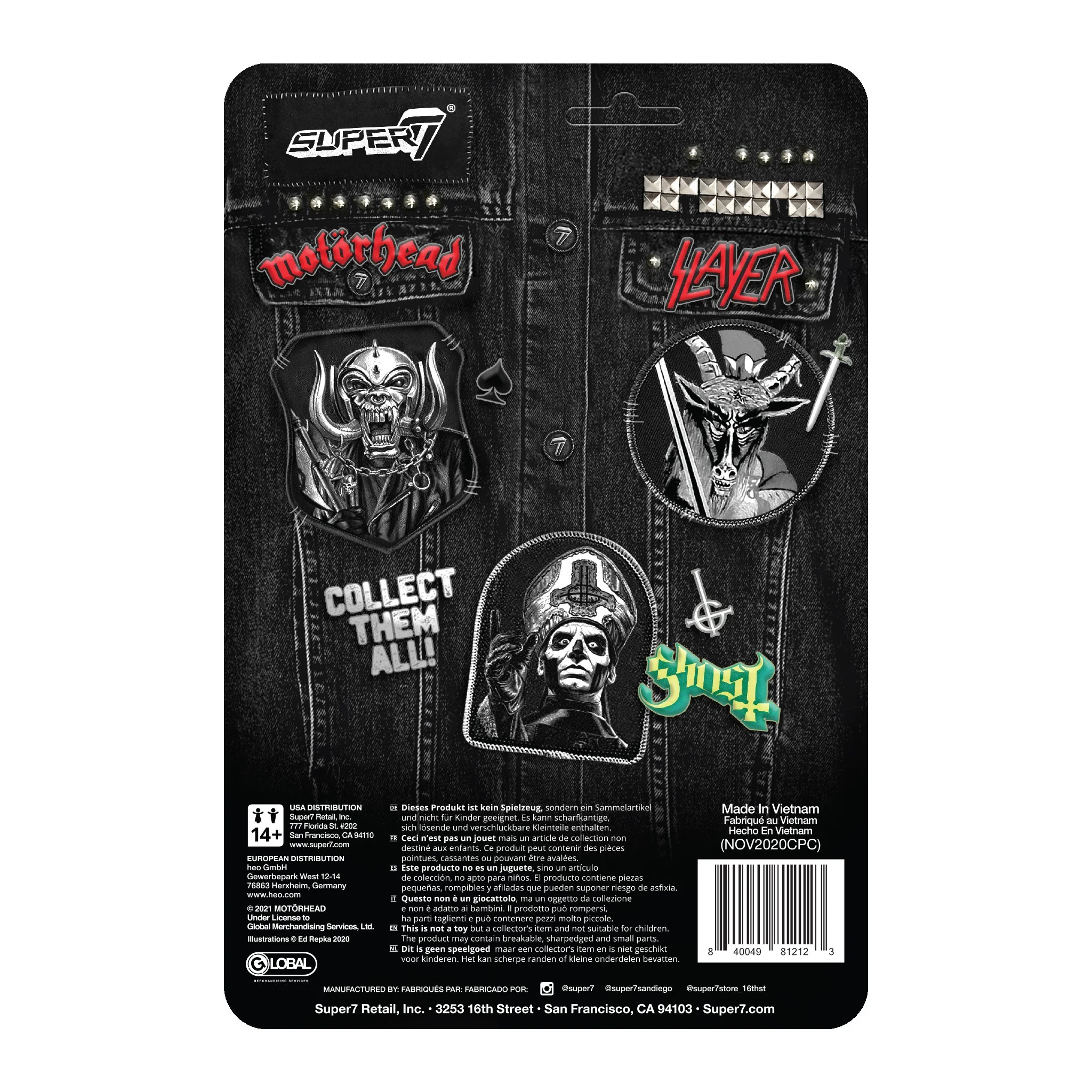 SUPER7 - Motorhead ReAction Figure - Warpig (Japanese Chrome) - Image 3