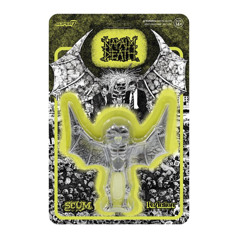 SUPER7 - Napalm Death ReAction Figure  (Lime Green) - Scum