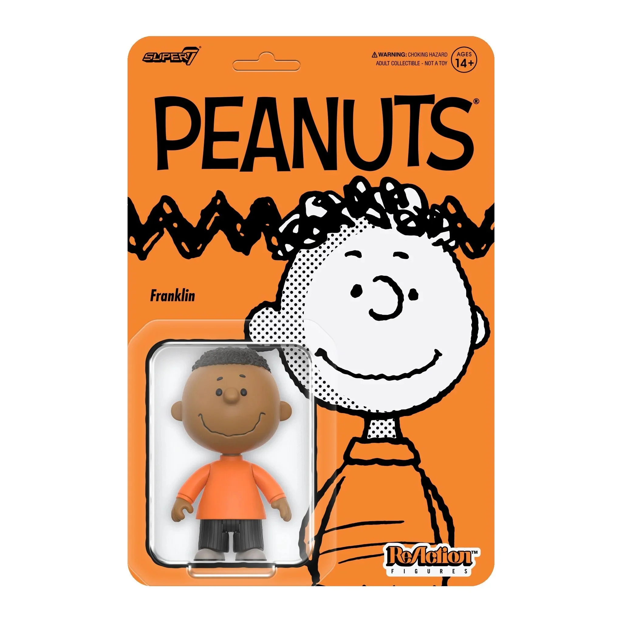 SUPER7 - Peanuts ReAction Figure - Franklin