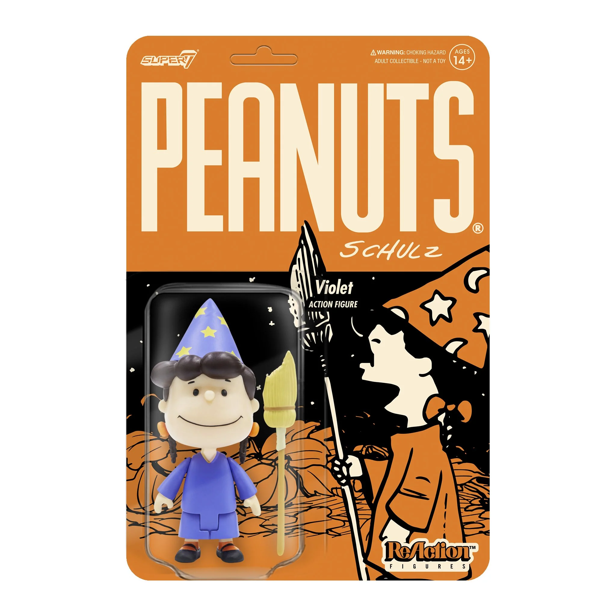 SUPER7 Peanuts ReAction Figure Wave 4 - Witch Violet