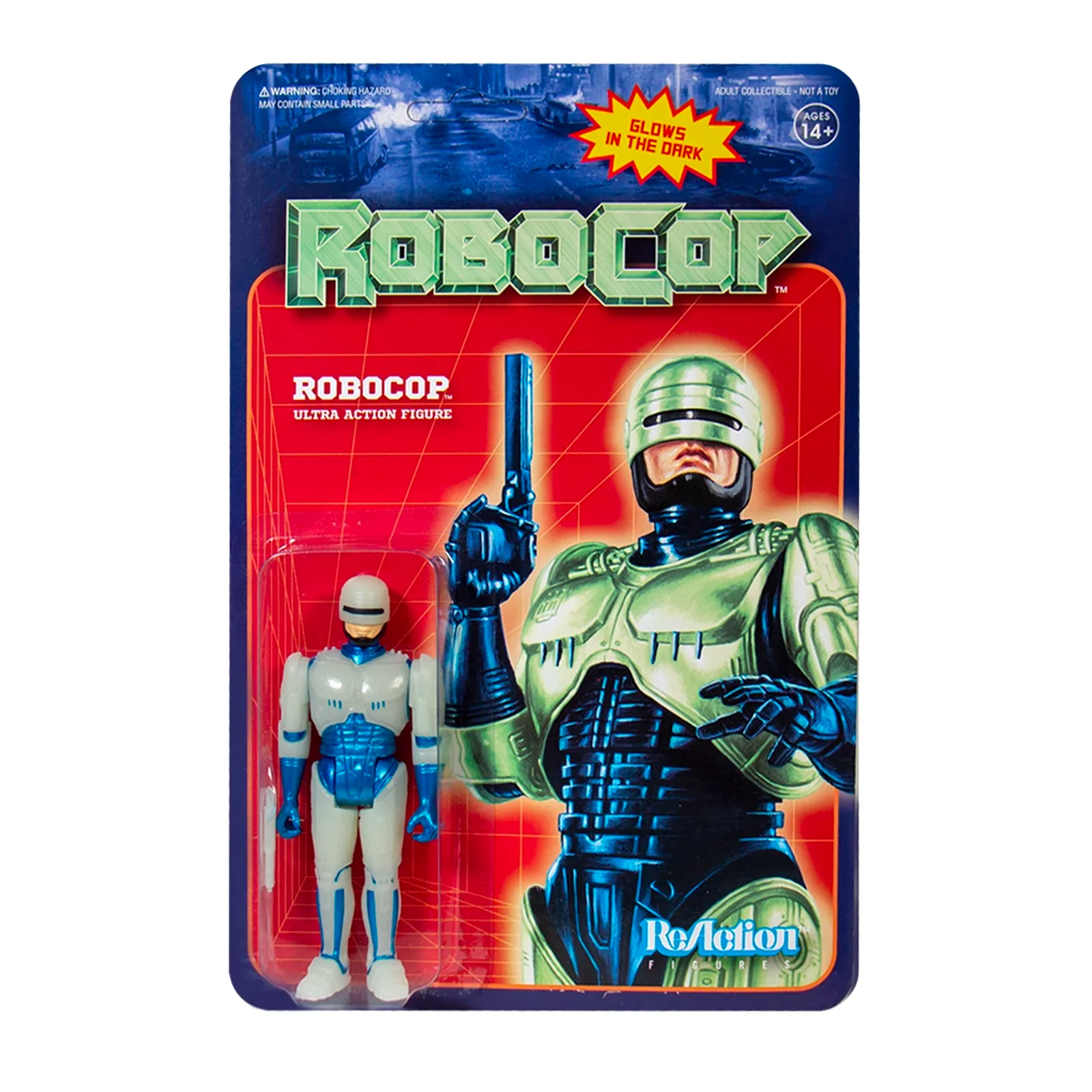 SUPER7 - Robocop ReAction Figure - Robocop (Glow in the Dark)