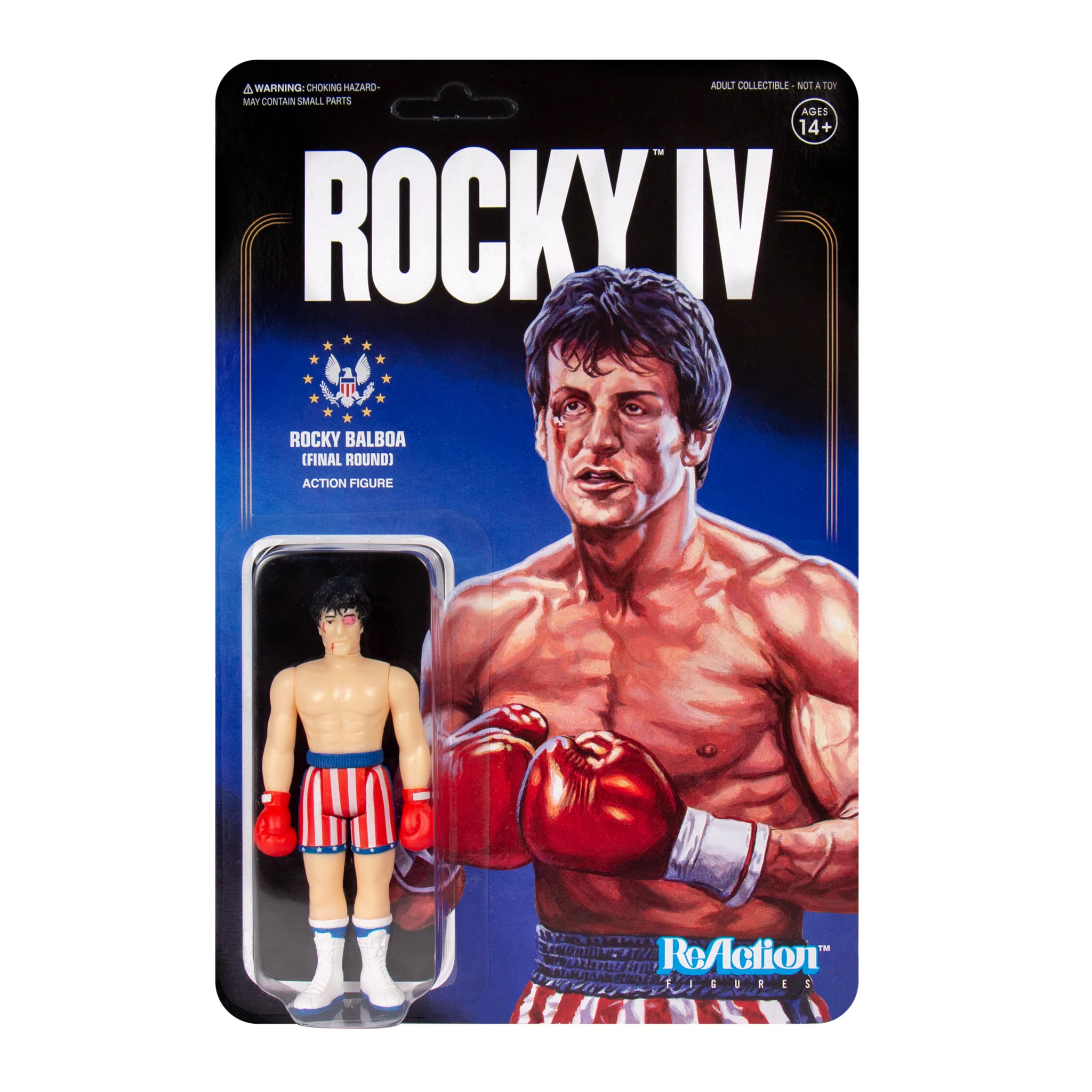 SUPER7 - Rocky ReAction Figure - Rocky (Beat-Up)