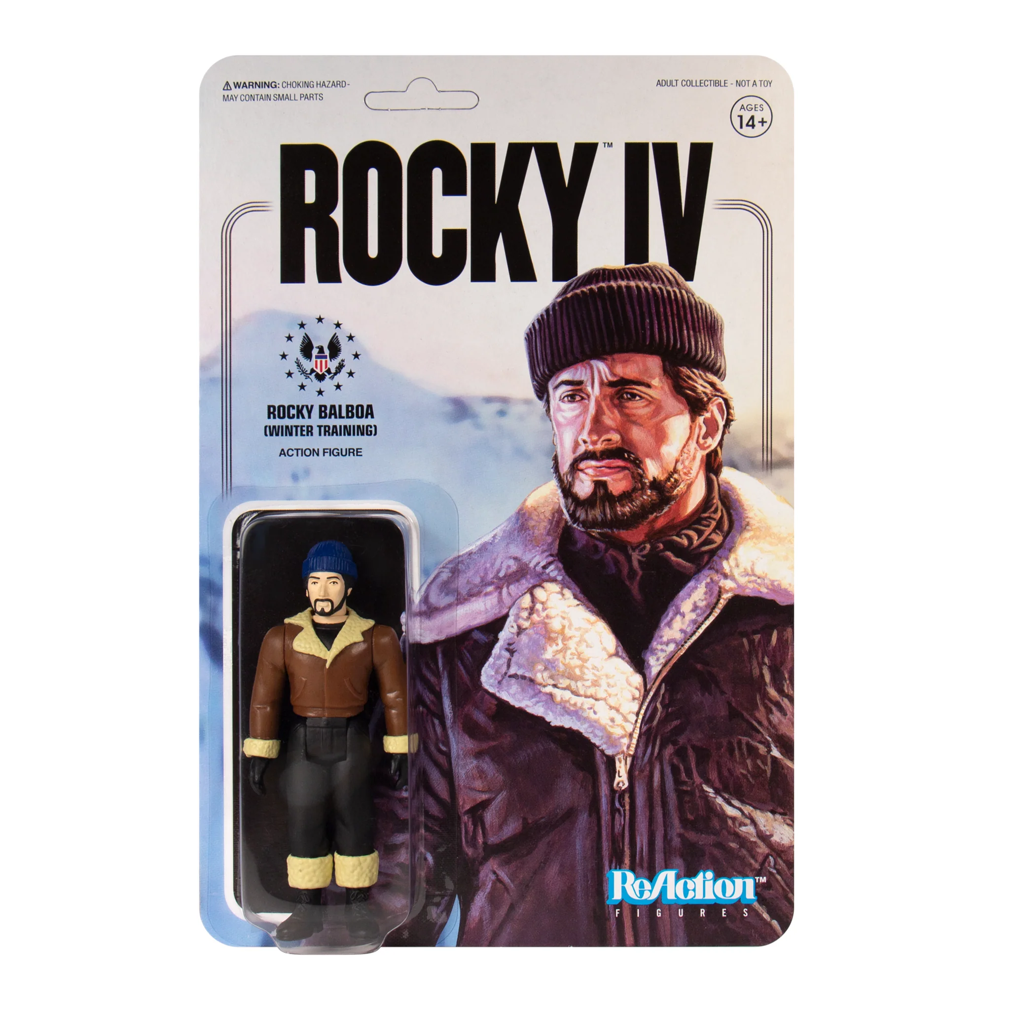 SUPER7 - Rocky ReAction Figure - Rocky (Winter Training)