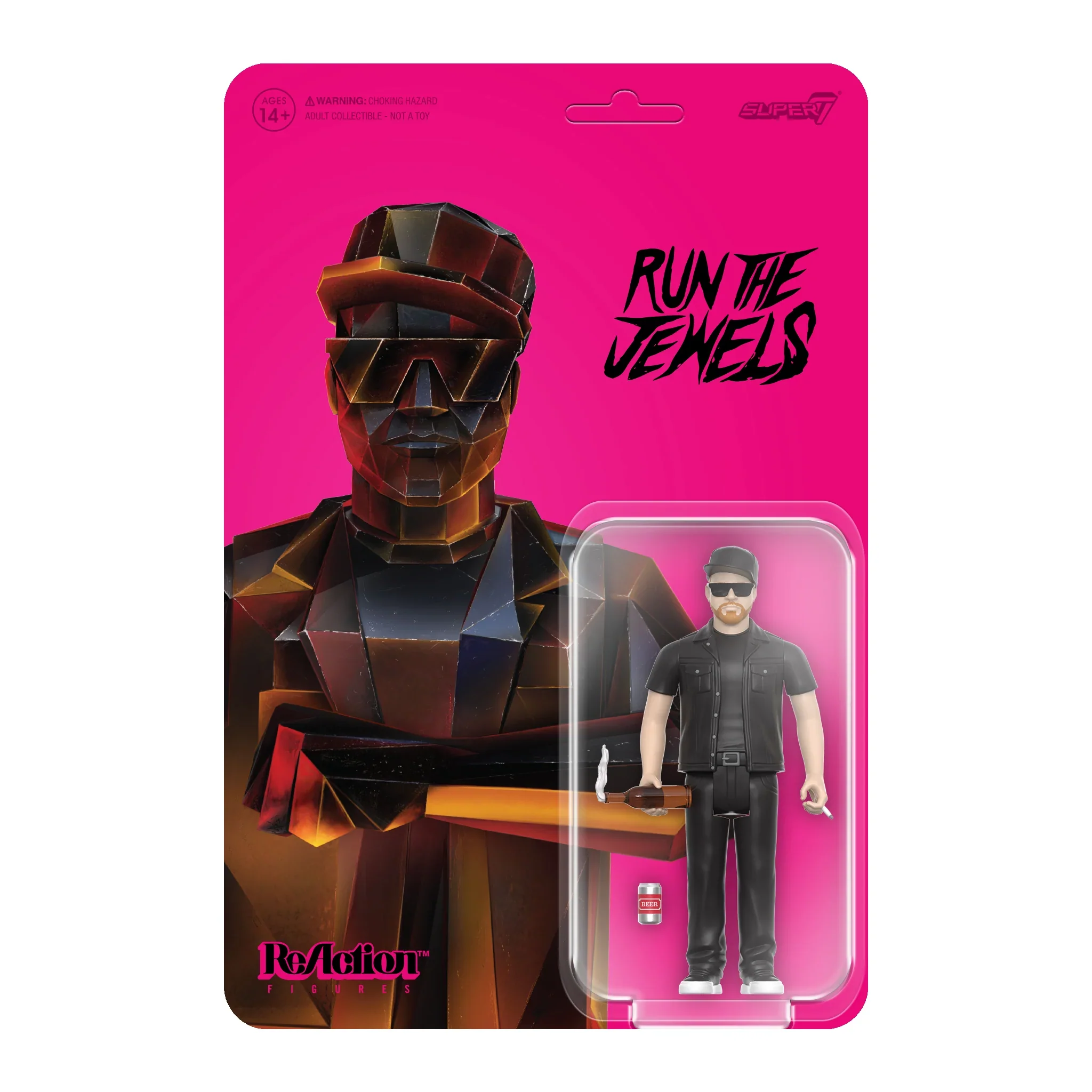 SUPER7 - Run the Jewels ReAction Figures Dangerous Killer Mike And El-P 2-Pack - Image 4