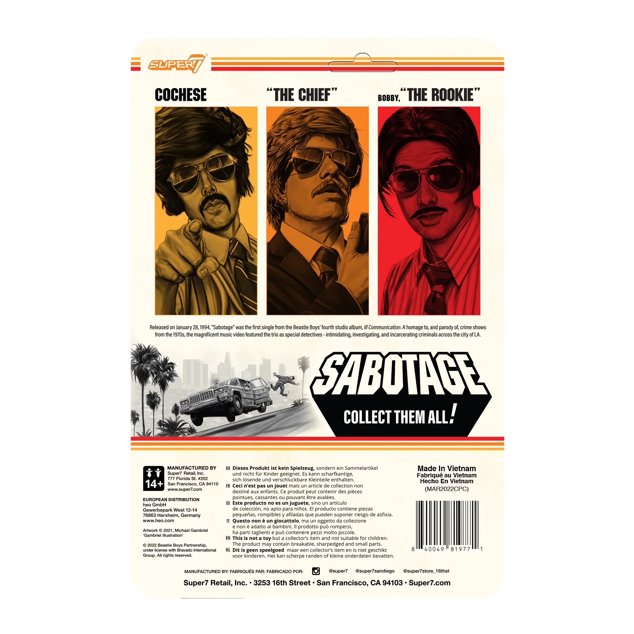 Super7 - Sabotage ReAction Figure - Vic Colfari - Image 3