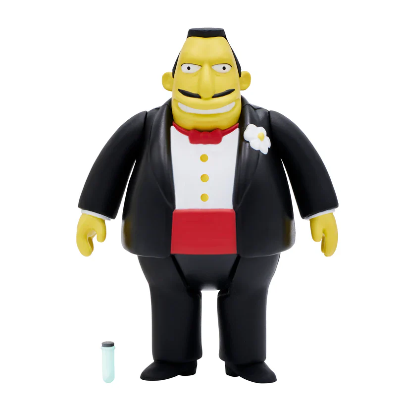 SUPER7 - Simpsons ReAction Figure - Wave 1 McBain - Senator Mendoza - Image 2