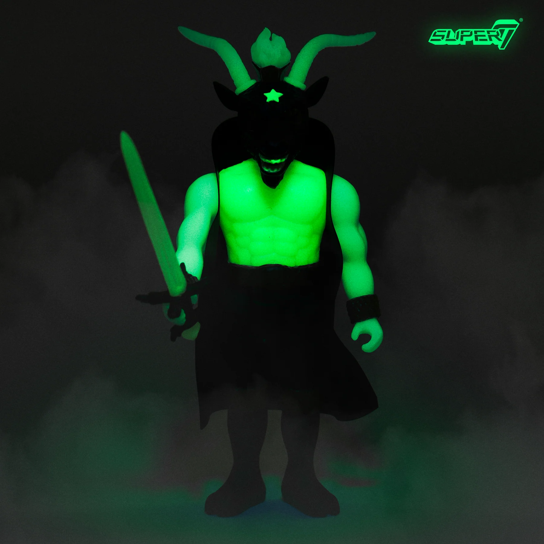 SUPER7 - Slayer ReAction Figure - Minotaur (Glow in the Dark) - Image 2