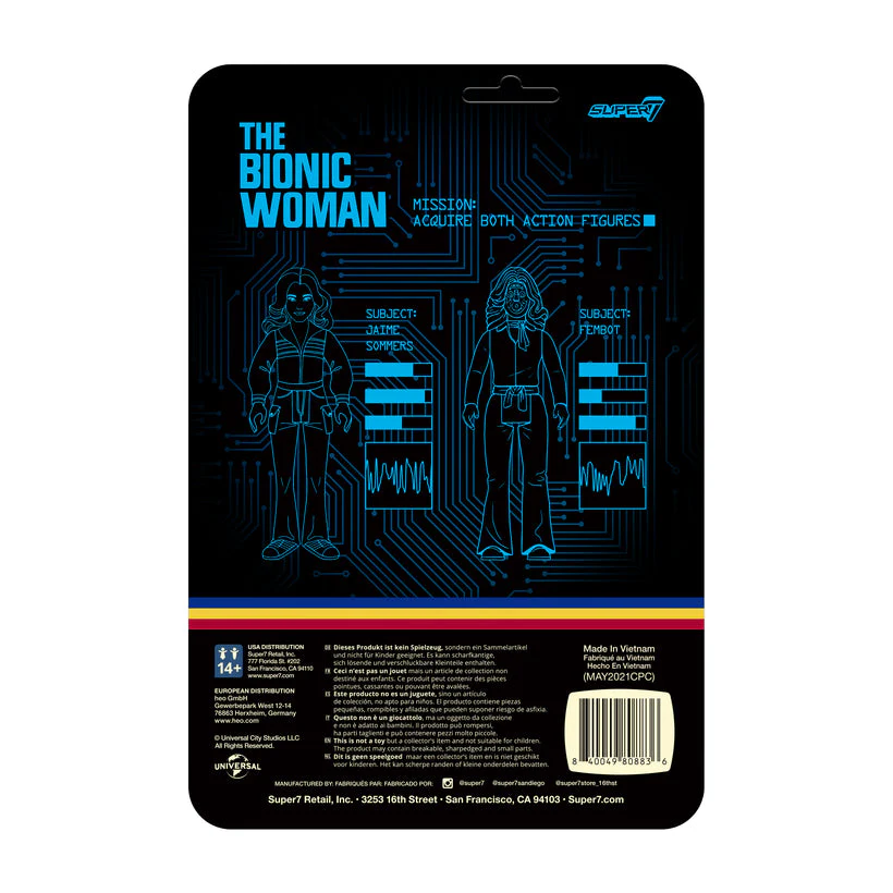SUPER7 - The Bionic Woman ReAction Figure - Jamie Sommers - Image 3