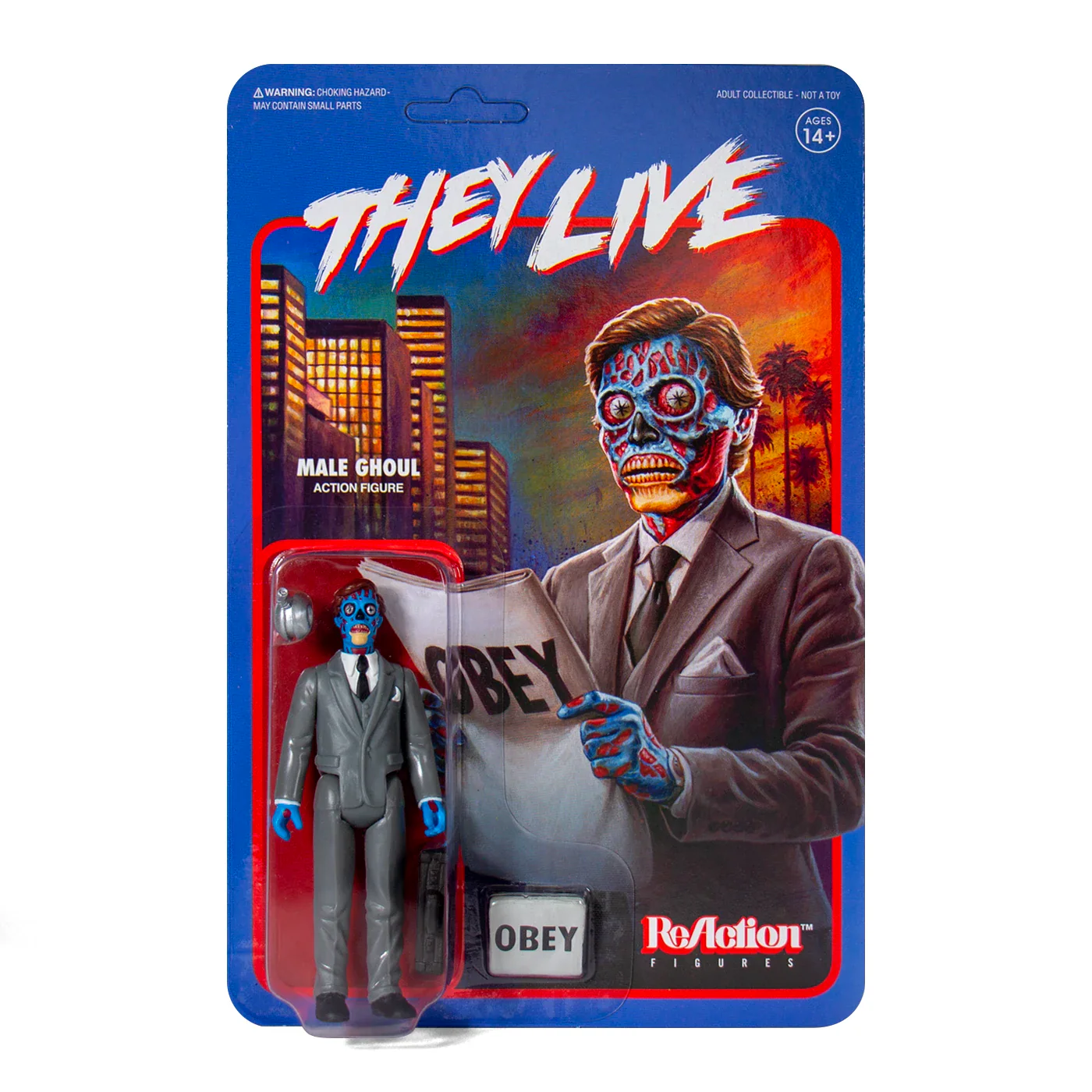 SUPER7 - They Live ReAction Figure - Male Ghoul