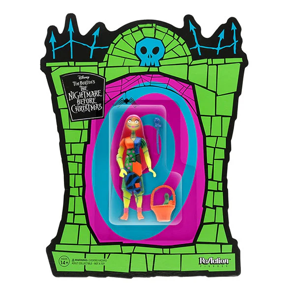 SUPER7 - The Nightmare Before Christmas ReAction Figure (Glow in the Dark) - Sally
